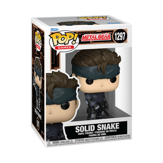 Funko Pop Games Metal Gear Solid Solid Snake Vinyl Figure 1297