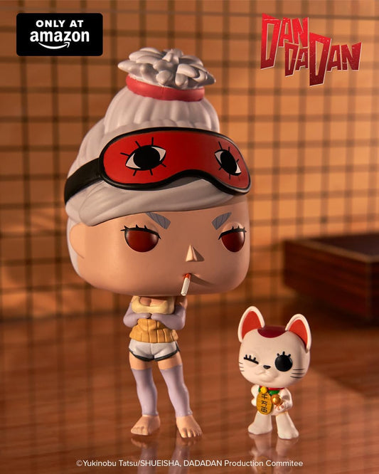 Funko Pop Animation Dan Da Dan Seiko with Turbo Granny Vinyl Figure Number 2154 Amazon Exclusive