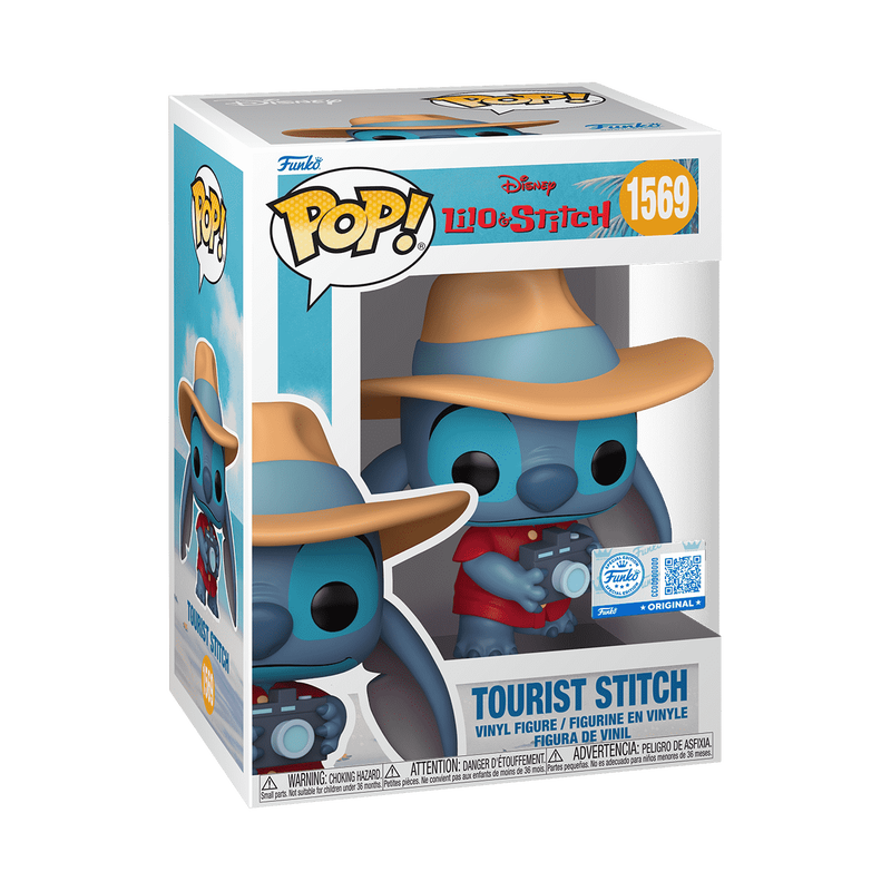 Funko Pop Vinyl Figure Disney Lilo and Stitch Tourist Stitch1569