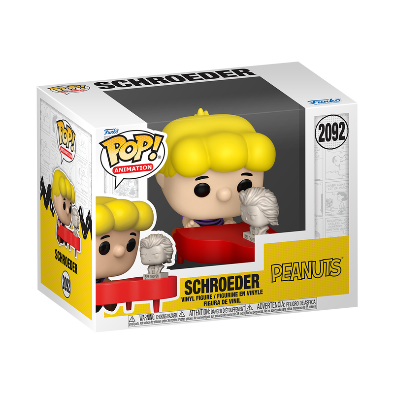 Funko Pop! Vinyl Figure of Peanuts Schroeder Playing Piano Premium#2092