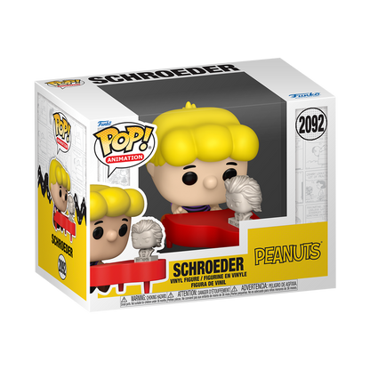 Funko Pop! Vinyl Figure of Peanuts Schroeder Playing Piano Premium#2092