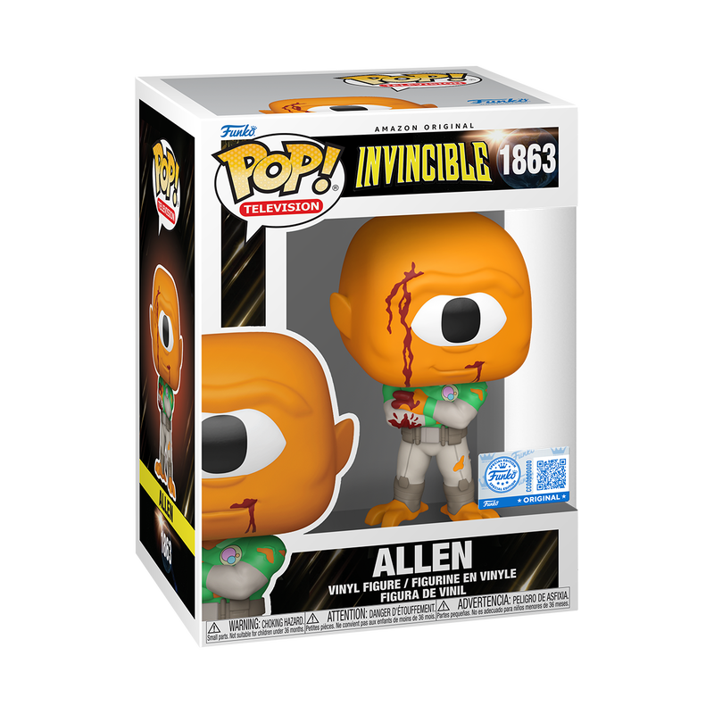 Funko Pop Vinyl Figure Invincible Allen the Alien Bloody Version Animation Number 1863