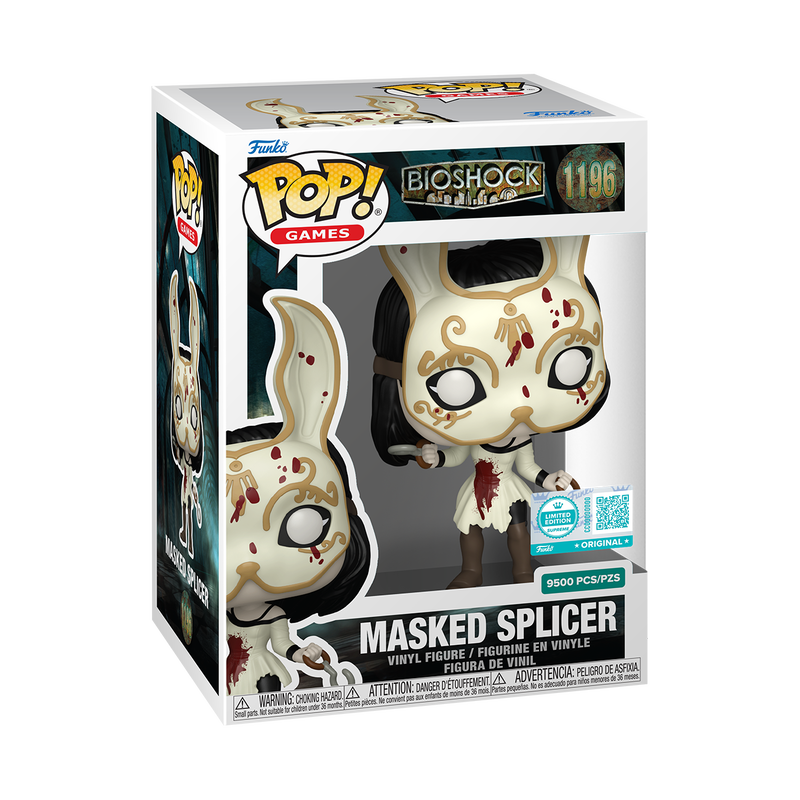 Funko Pop Games Bioshock Masked Splicer Vinyl Figure 1196 Limited Edition of 9500 pieces