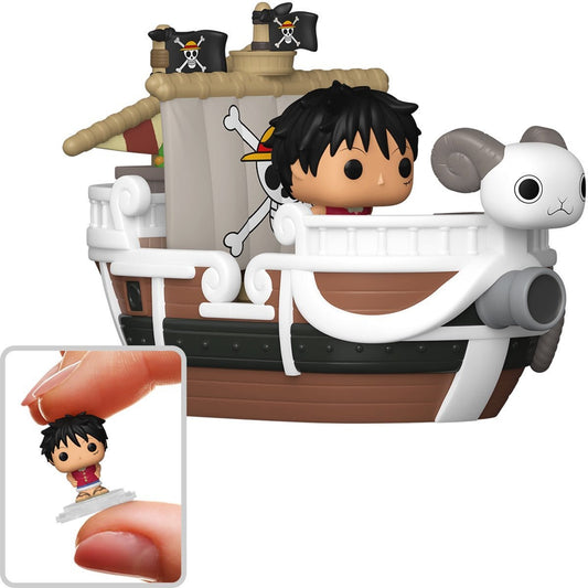 Funko One Piece Monkey D. Luffy with Going Merry Bitty Pop Ride Miniature Vinyl Figure Set