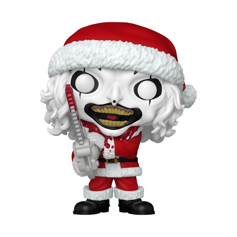 Funko Pop Terrifier 3 Art the Clown In Santa Outfit with Chainsaw (Bloody) #1990