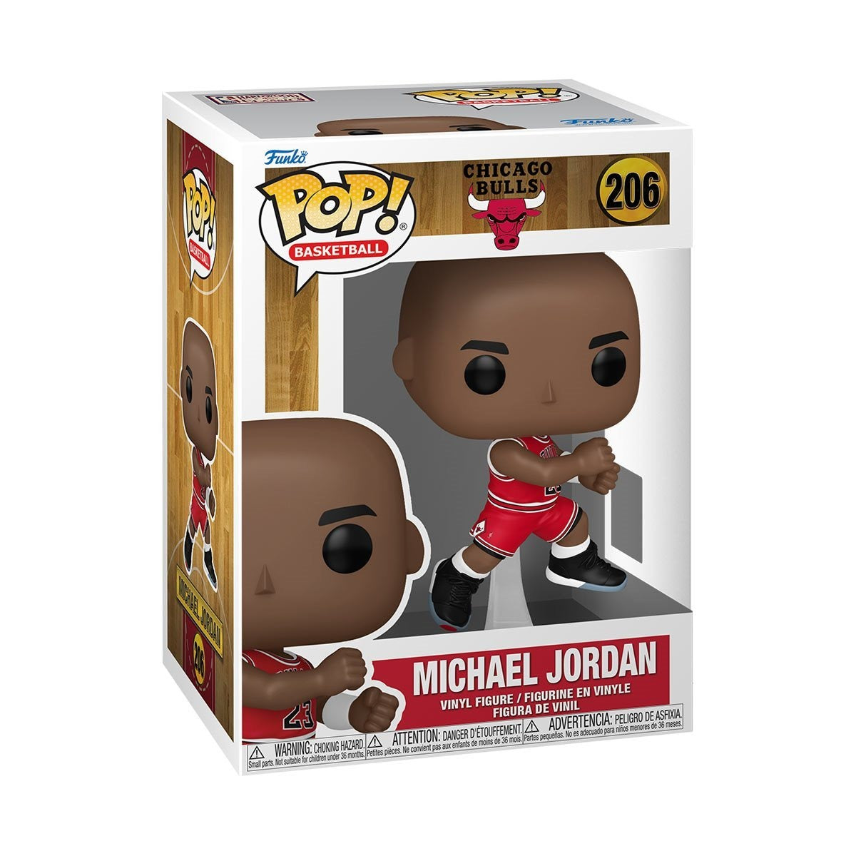 NBA Legends Bulls Michael Jordan 1989 Playoffs Funko Pop! Vinyl Figure #206