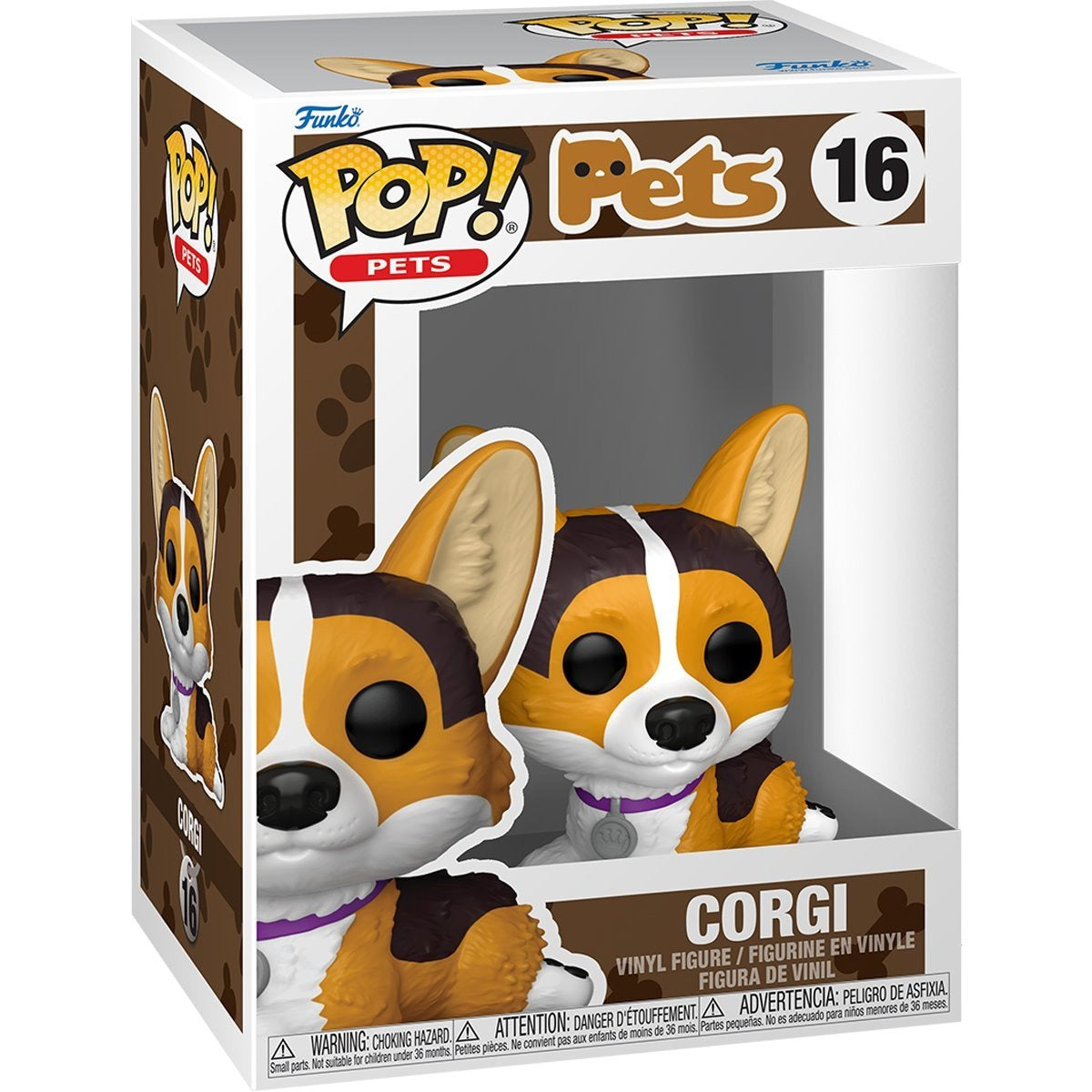 Funko Pop Pets Corgi Vinyl Figure Number 16