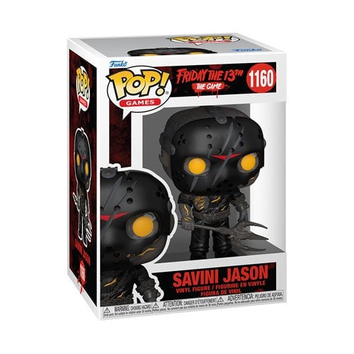 Funko Pop Vinyl Figure of Savini Jason from Friday the 13th The Game Model Number 1160 Collectible Horror Game Character
