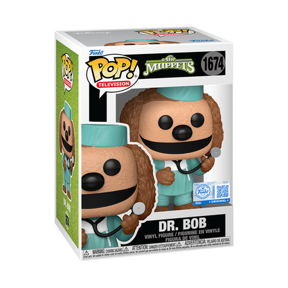 Funko Pop Vinyl Figure The Muppets Rowlf the Dog as Doctor Bob #1674