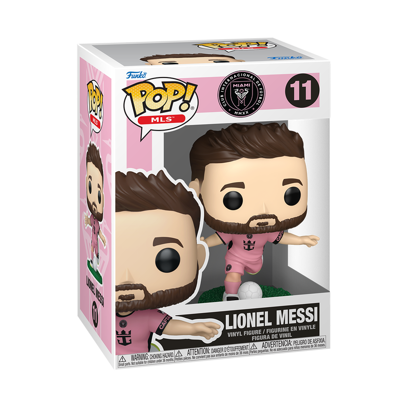 Funko Pop Sports MLS Inter Miami CF Lionel Messi Pink Jersey Vinyl Figure 11