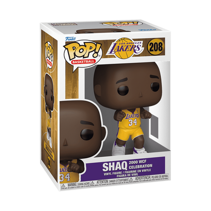 Funko Pop Los Angeles Lakers Shaq 2000 WCF Celebration 208