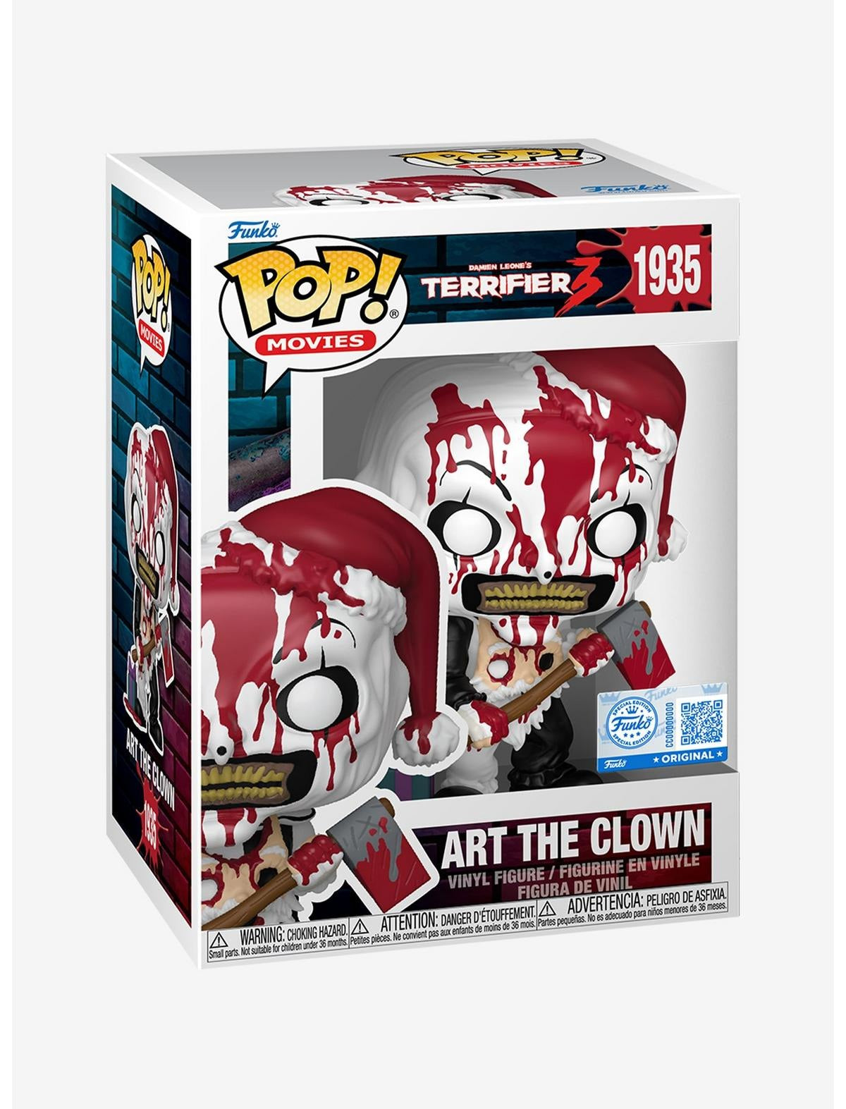 Funko Pop Movies Terrifier 3 Bloody Art The Clown #1935