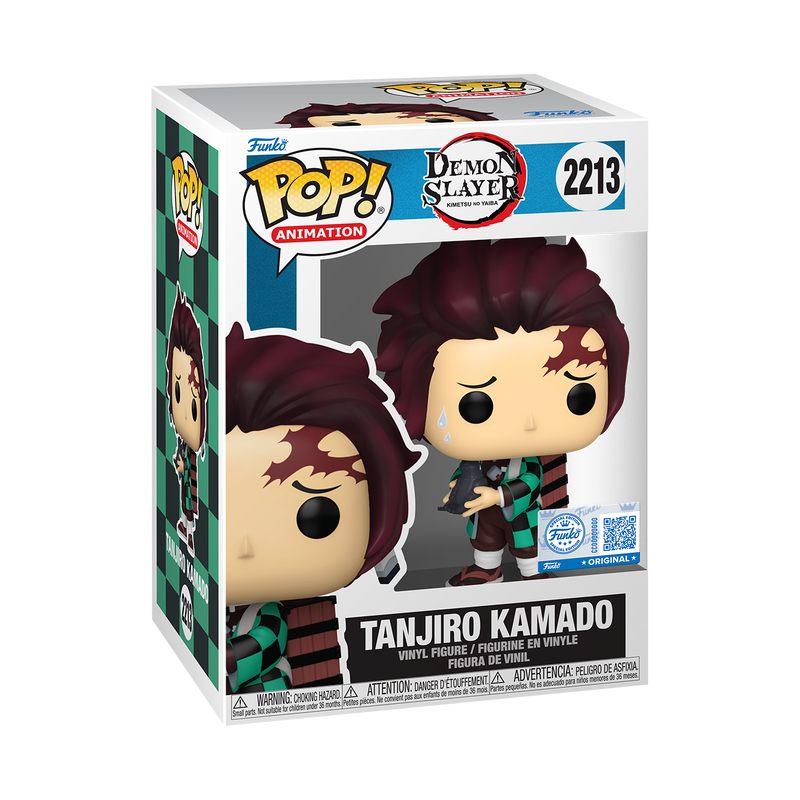 Funko Pop  Demon Slayer Tanjiro Kamado with Crow Specialty Series 2213