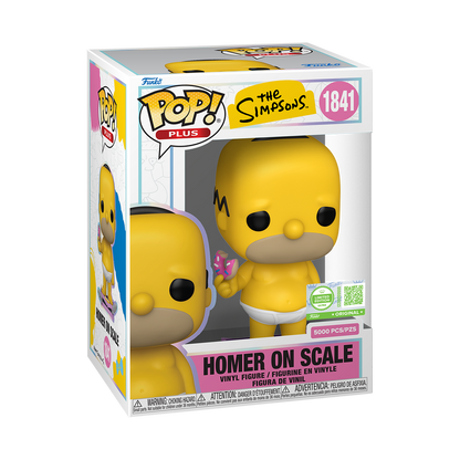 Funko Pop! Simpsons Homer on Scale Vinyl Figure - Limited Edition #1841
