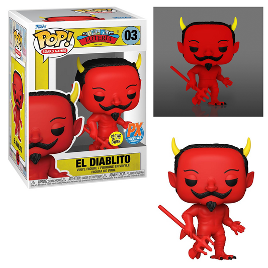 Funko Loteria El Diablito (Glow in the dark) #03 PX Exclusive