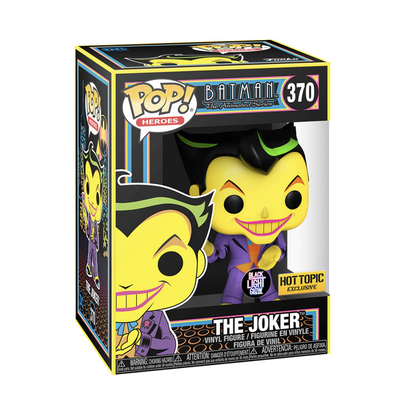 Funko POP! Batman, Joker Blacklight Hot Topic Exclusive #370
