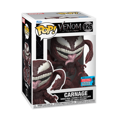 Funko POP! Carnage #926 New York Comic Con 2021 Exclusive
