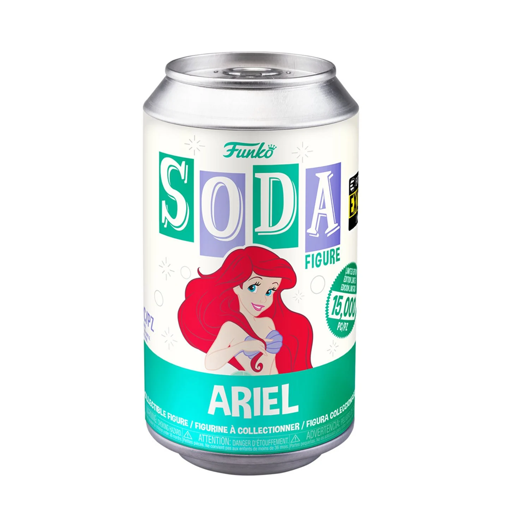 CHASE Funko SODA Little Mermaid Ariel Vinyl Soda Figure, Entertainment Earth Exclusive